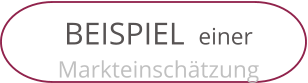 BEISPIEL  einer Markteinschätzung